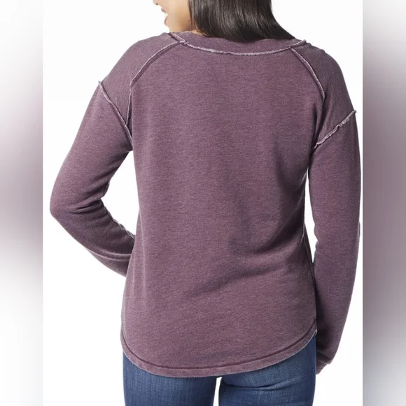 Jag Jeans Purple-Plum Belle Sweatshirt - Picture 2 of 16